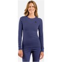 Bielizna termoaktywna z długim rękawem Odlo BL TOP crew neck l/s ACTIVE WARM roz. M Niebieska