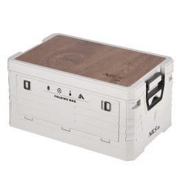 NCB4002 SKŁADANA SKRZYNIA KEMPINGOWA Z FUNKCJĄ STOŁU 2W1 ZIELONA NILS CAMP