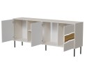 Komoda INSERTO 3D1W 190x40x80 kaszmir + LED