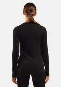 Koszulka damska ODLO Merino 160 BL Top Crew Neck l/s roz. S Czarna