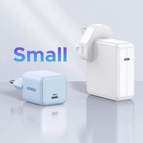 Ładowarka sieciowa Ugreen X512 20W GaN 1x USB-C - niebieska