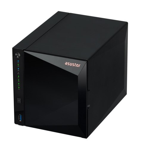 NAS Asustor AS3304T v2; Tower; 4x (3.5" SATA HDD/ 2.5" SSD); Realtek RTD1619B, 2GB DDR4, 1x 2.5GbE, 3x USB 3.2