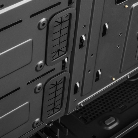 Obudowa MODECOM Oberon Silent AT-OBERON-PS-10-000000-0002 (ATX, ITX, Micro ATX; kolor czarny) (WYPRZEDAŻ)