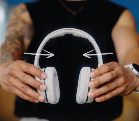 Słuchawki Skullcandy Crusher 540 Active Over-Ear Grey Concrete