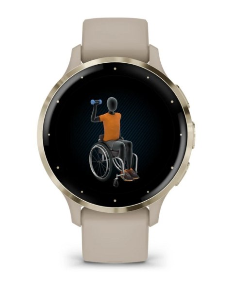 Zegarek Garmin Venu 3S 41mm Beżowy