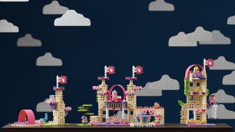 MARIOINEX Klocki Mini Waffle Princess Księżniczka, 280 elementów