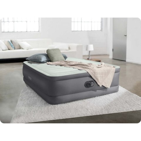 Materac dmuchany 191x137x46 cm z wbudowaną pompką elektryczną INTEX 64904ND