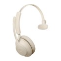 Słuchawki nauszne bezprzewodowe Jabra Evolve2 65 UC Mono Link380c, beige