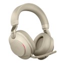 Słuchawki nauszne bezprzewodowe Jabra Evolve2 85 UC Stereo Link380c, beige + stand