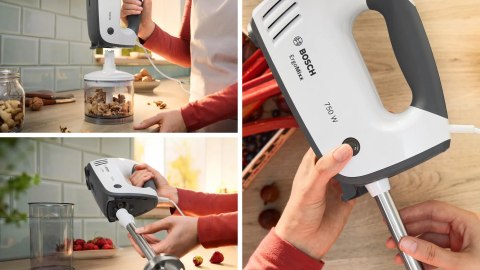 Mikser z misą Bosch ErgoMixx MFQ37490 (750W; biały)