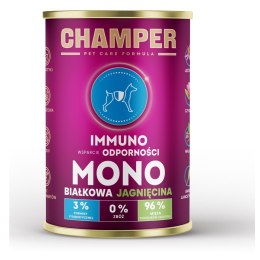 CHAMPER IMMUNO MONOBIAŁKOWA jagnięcina mokra karma dla psa 400g