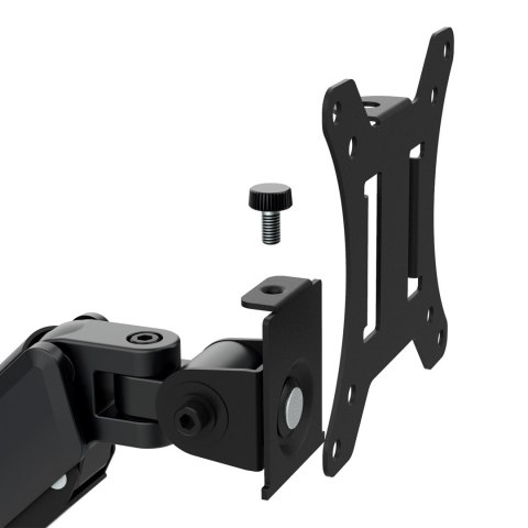 MACLEAN UCHWYT NA MONITOR, SPRĘŻYNA GAZOWA, 17"-32", 2-10KG, CZARNY MC-135