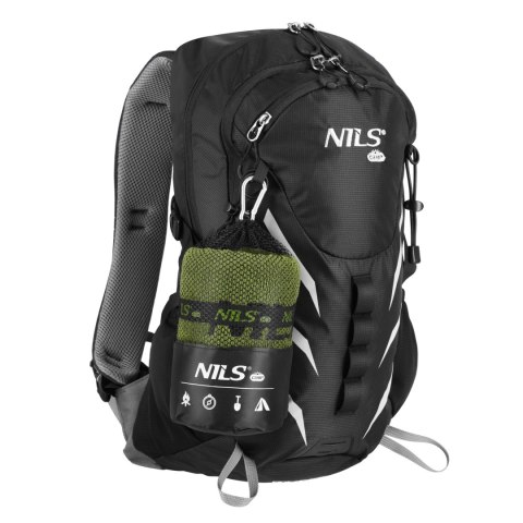 NCR15 RĘCZNIK Z MIKROFIBRY WOJSKOWY KHAKI 120x60 cm NILS CAMP