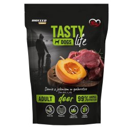 BIOFEED Tasty dog life Mini Jeleń 90% Saszetka 150g