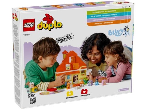 LEGO DUPLO Bluey 10459 Dom rodzinny Blue z grą pamięciową (WYPRZEDAŻ)