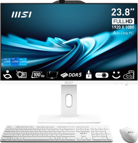 MSI AIO PRO AP242P 14M-691EU i5-14400 23.8" IPS LED FHD Non-Touch Anti-Glare 16GB SSD512GB M.2 AX211 WiFi 6E Windows 11 Pro Whit