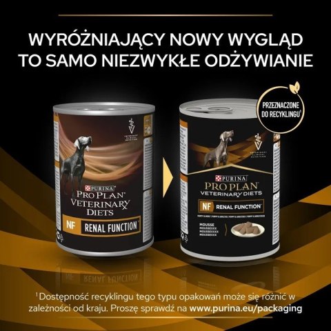 PURINA PRO PLAN VETERINARY DIETS NF Renal Function Formula - mokra karma dla psa - 400g
