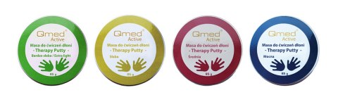 Plastyczna masa do rehabilitacji dłoni i palców niebieski