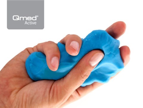 Plastyczna masa do rehabilitacji dłoni i palców żółty