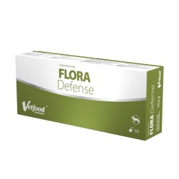 VetFood Flora Defense na biegunkę żołądek brzuch, trawienie jelita pies i kot 60 kapsułek