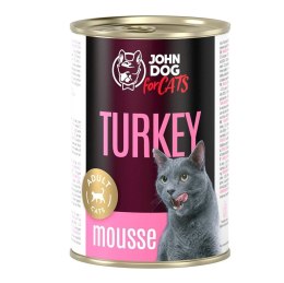 JD for CATS DOROSŁY INDYK MUS puszka KARMA 400g