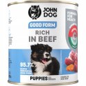 John Dog GOOD FORM SZCZENIAK WOŁOWINĘ KARMA 800g