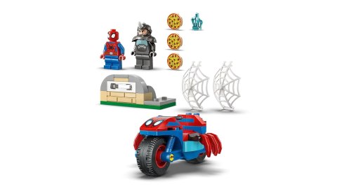 LEGO Marvel Spiderman 11206 Spidey na motocyklu vs. Rhino