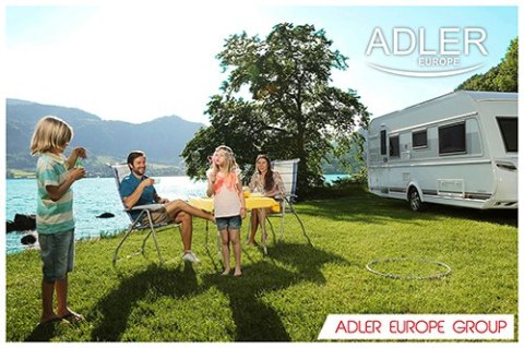 Pralka turystyczna Adler AD 8051 (1000 obr/min; 3 kg; 370 mm; kolor niebieski) (WYPRZEDAŻ)