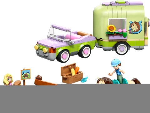 LEGO Friends 42695 Przyczepa do przewozu źrebaków