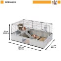 FERPLAST MODULAR 2 CAGE 109x72x56 cm (WYPRZEDAŻ)