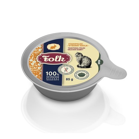FOLK Staropolski wyborny królik szalka 85g