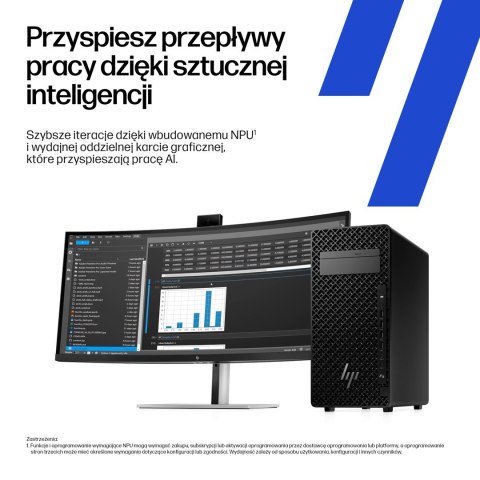 HP Z2 Tower G1i Ultra 7 265 vPro 32GB DDR5 5600 SSD1TB NoOS 3Y OnSite