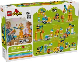 LEGO DUPLO TOWN 3w1 10476 Plac budowy i pojazdy