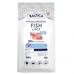 BALTICA NUTRACEUTIC Hypoallergenic Fish & Rice Light L / XL 12kg