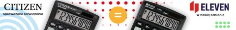 Eleven kalkulator biurowy SDC-888X-BK zastępuje Citizen