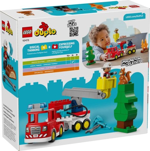 LEGO DUPLO TOWN 10473 Wóz strażacki z wężem i strażakiem
