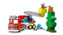 LEGO DUPLO TOWN 10473 Wóz strażacki z wężem i strażakiem