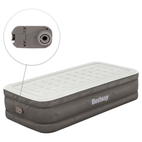 Materac dmuchany 191x97x46 cm z wbudowaną pompką elektryczną Bestway 69048