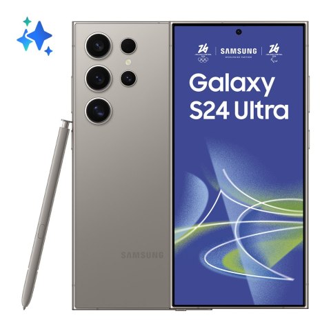 Smartfon Samsung Galaxy S24 Ultra (S928) 12/256GB 6,8" 3120x1440 5000mAh Dual SIM 5G Titanium Gray (WYPRZEDAŻ)
