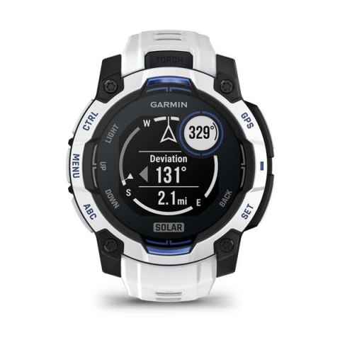 Smartwatch GARMIN Instinct 3 45mm SOLAR Whitestone
