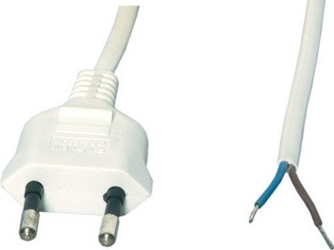 NO NAME KABEL SIECIOWY Z WTYCZKĄ PŁASKĄ 2X0,75MM2