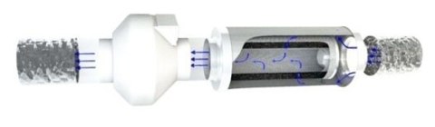 CAN IN-LINE FILTR WĘGLOWY METAL FI200MM 1000M3/H