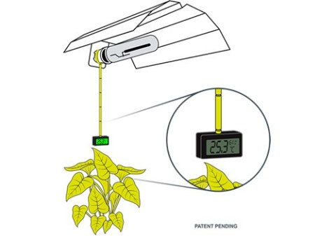 MEDIPRO+ ELEK.TERMOHIGROMETR Z UCHWYTEM DO GNIAZDA