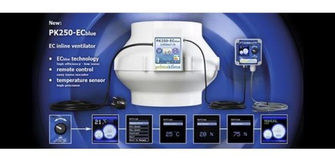 PRIMA KLIMA WENTYLATOR PK125ECblue 680M3/H