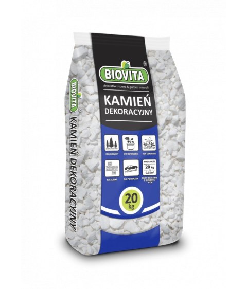 BIOVITA GRYS EXTRA WHITE THASSOS 16-30MM 20KG