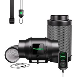 VIVOSUN ZESTAW WENTYLACYJNY 100MM 330M3/H