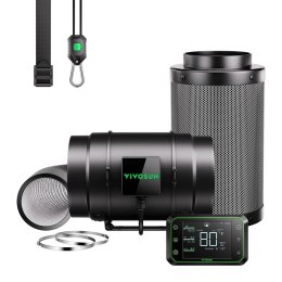 VIVOSUN ZESTAW WENTYLACYJNY 125MM 660M3/H PRO