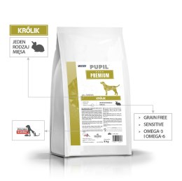 PUPIL Premium mono bogata w królika All Breads 8 kg