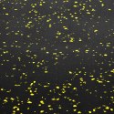 POS35 PODŁOGA GUMOWA POD SPRZĘT FITNESS Z WYPUSTKAMI BLACK/YELLOW HMS