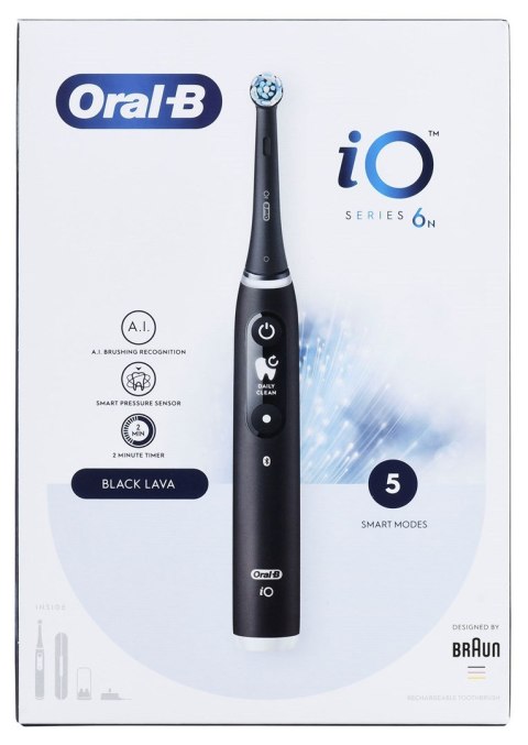 BRAUN ORAL-B SZCZOTECZKA ELEKTRYCZNA IO 6N BLACK ONYX czarna